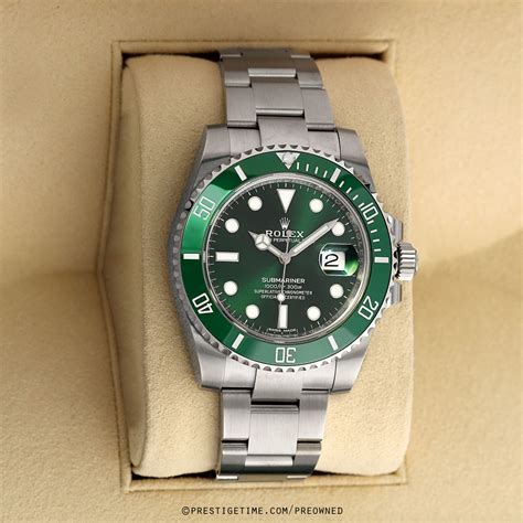 iconic watches rolex hulk|pre owned Rolex Hulk.